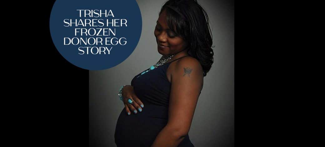 trisha holds on to belly
