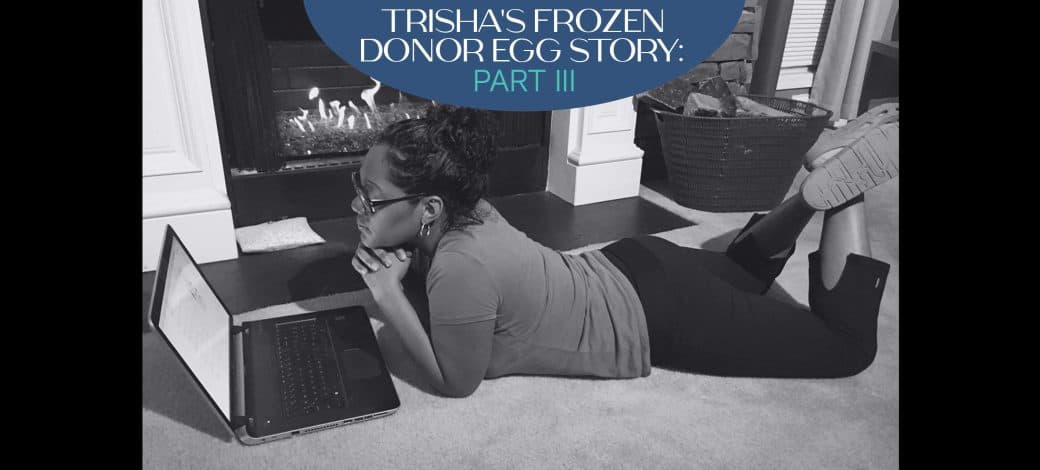 trisha on her laptop