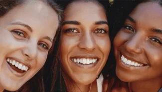 Group of friends happy they are going to become egg donors.