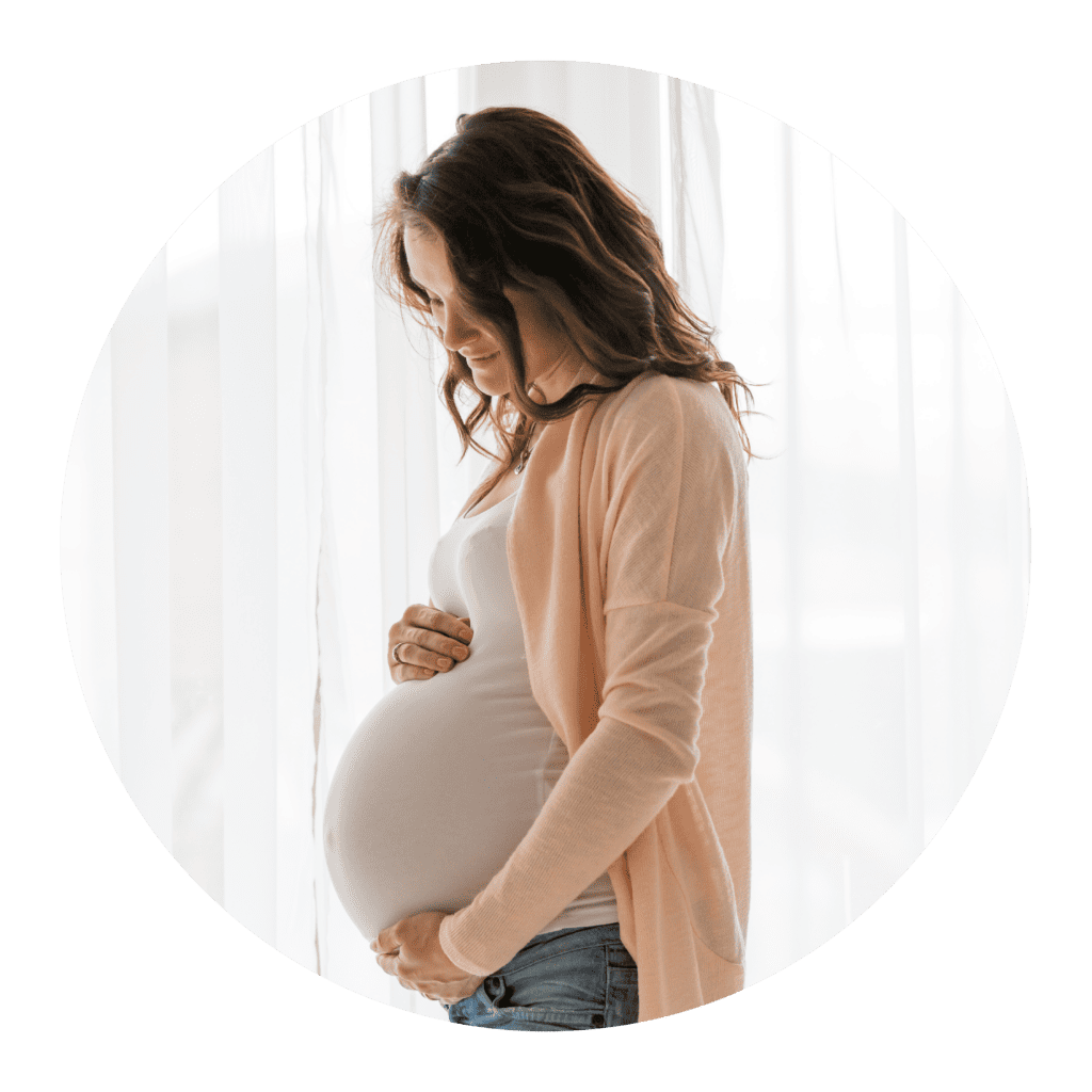 Happy Pregnant Mom