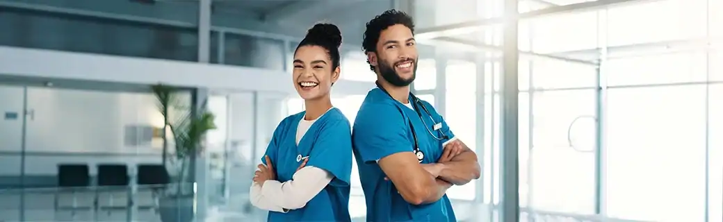 Nurses helping egg donors