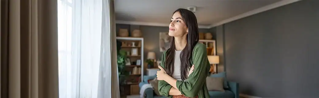 Woman reflecting on her egg donor experience