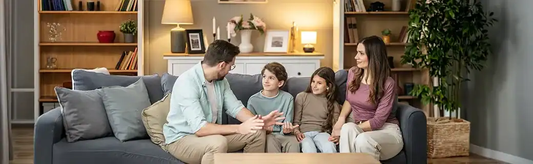 donor conception family talking openly