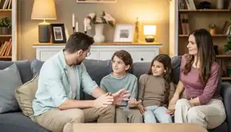 donor conception family talking openly