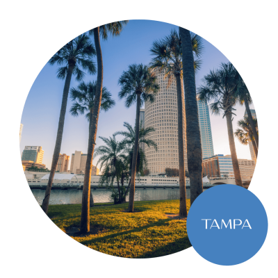 A photo depicting Tampa, FL, one of our egg donation retrieval sites.